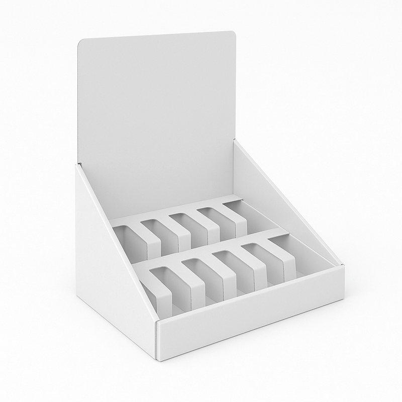 Corrugated Counter Display with Insert